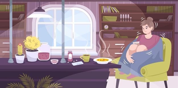 استراحت کافی به همراه غذای سبک میتواند در کاهش تب مؤثر باشد
